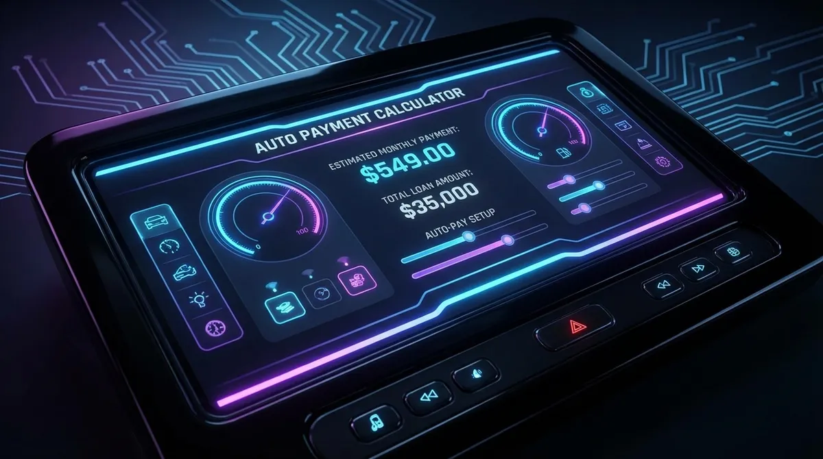 Auto Payment Calculator Interface